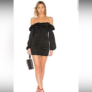 Black off the shoulders dress